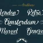 Martinail Font Poster 7