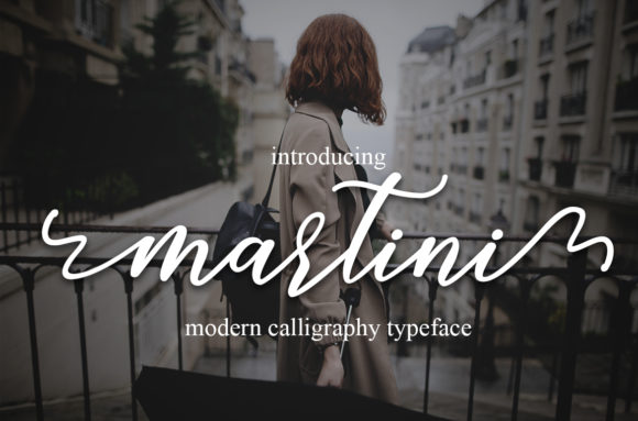Martini Script Font Poster 1