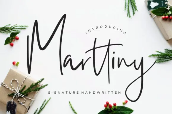 Marttiny Font Marttiny Font Poster 1