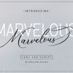 Marvelous Duo Font Poster 1