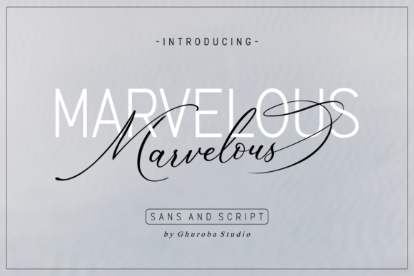 Marvelous Duo Font Poster 1