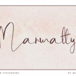 Marwatty Font Poster 1