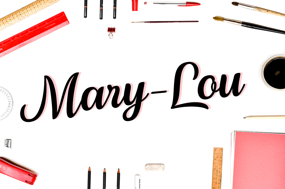 Mary-Lou Font Poster 1