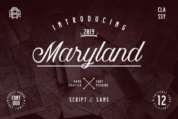 Maryland Family Font Poster 1