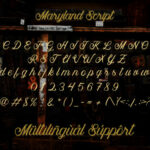 Maryland Family Font Poster 12