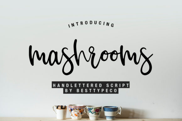 Mashrooms Font Poster 1
