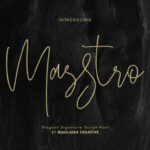 Masstro Font Poster 1