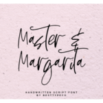 Master & Margarita Font Poster 1