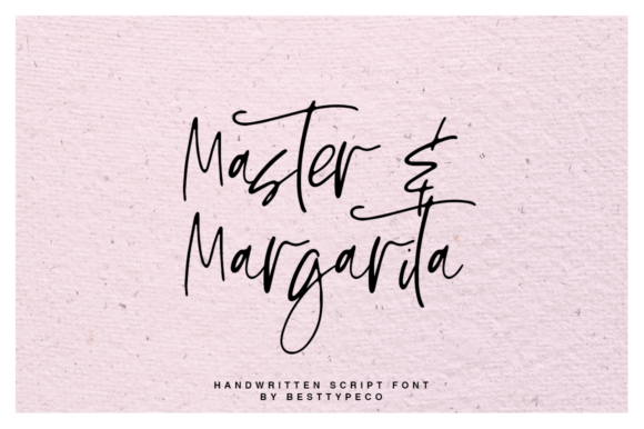 Master & Margarita Font Poster 1