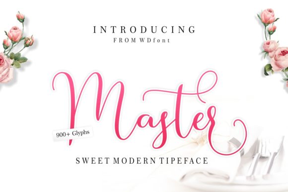 Master Script Font Poster 1