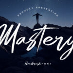 Mastery Font Poster 1