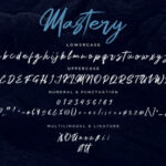 Mastery Font Poster 7