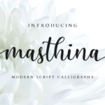 Masthina Font Poster 1