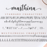 Masthina Font Poster 10