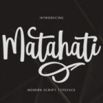 Matahati Font Poster 1