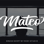 Mateo Script Font Poster 1