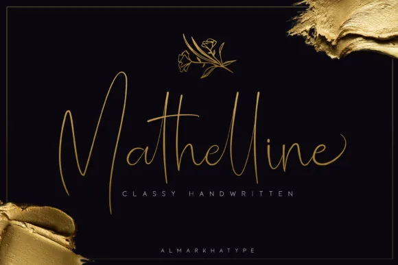 Mathelline Font Mathelline Font Poster 1
