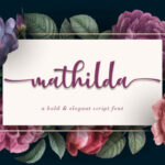 Mathilda Font Poster 1