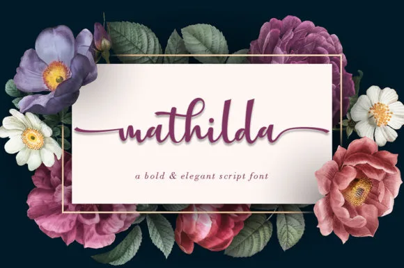 Mathilda Font Mathilda Font Poster 1