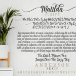 Matilda Anderson Duo Font Poster 8