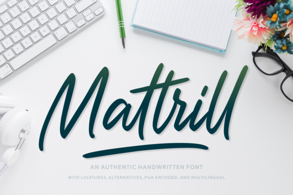 Mattrill Font Poster 1