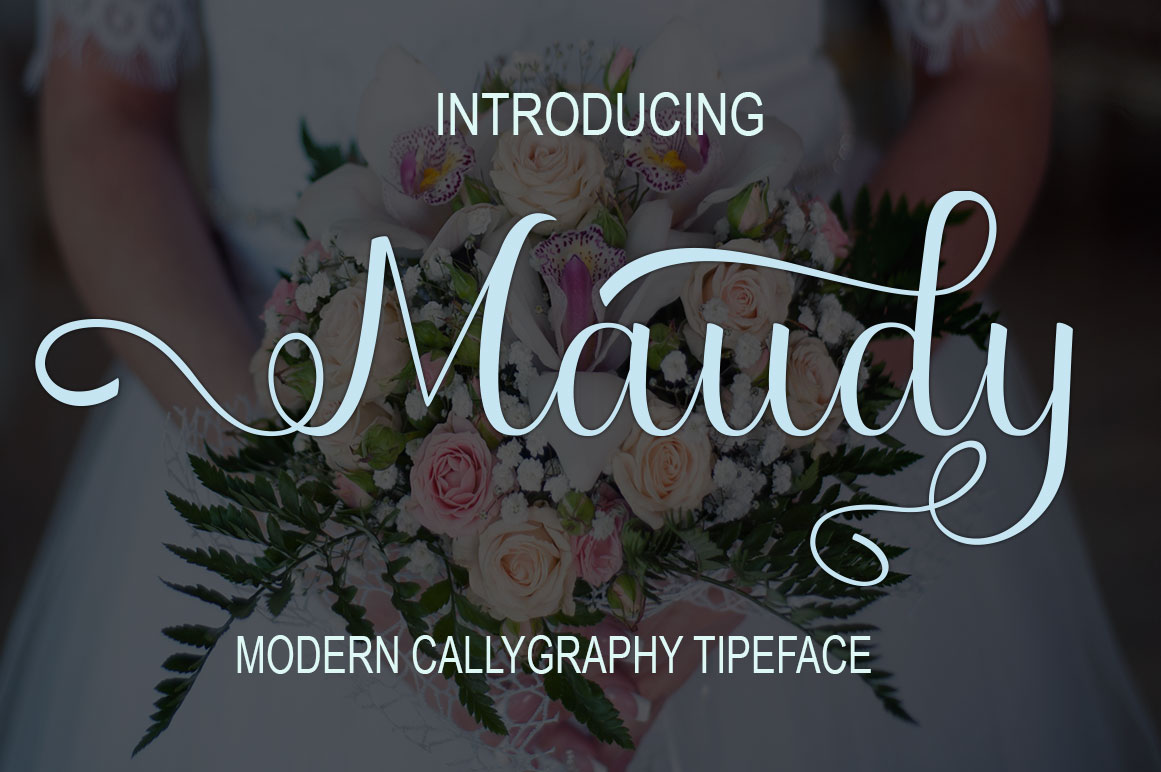 Maudy Font Poster 1