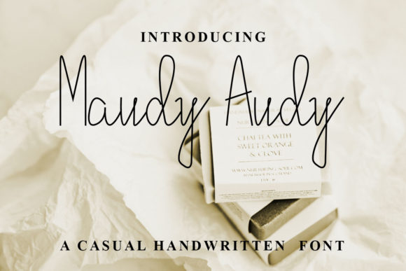 Maudy Audy Font Poster 1