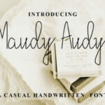 Maudy Audy Font Poster 1