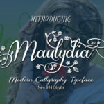 Maulydia Font Poster 1