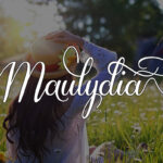 Maulydia Font Poster 2