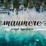 Maumere Script Font Poster 1