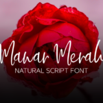 Mawar Merah Font Poster 1