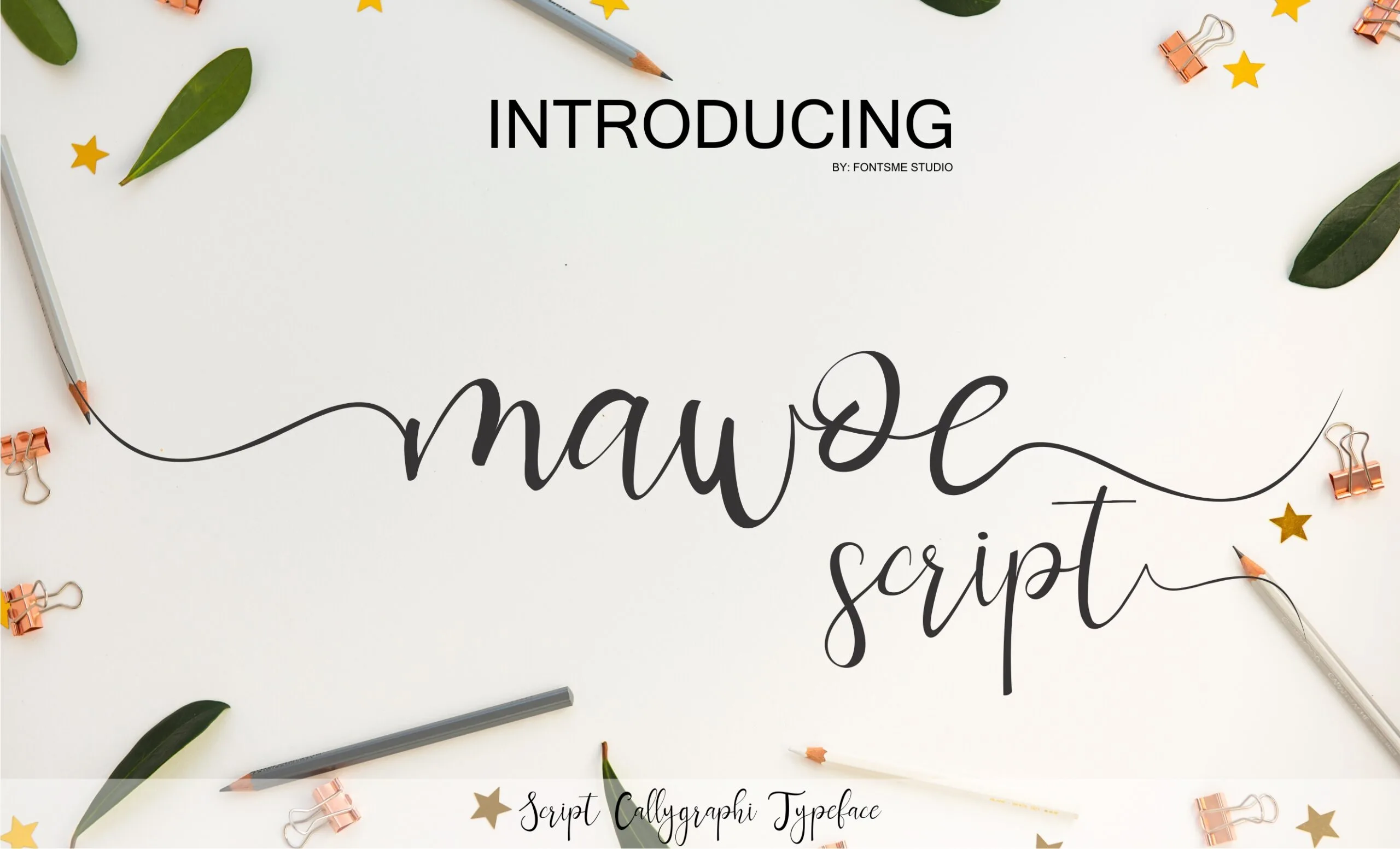 Mawoe Script Font Mawoe Script Font Poster 1