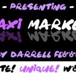 Maxi Marker Font Poster 1