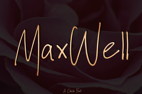 Maxwell Font Poster 1