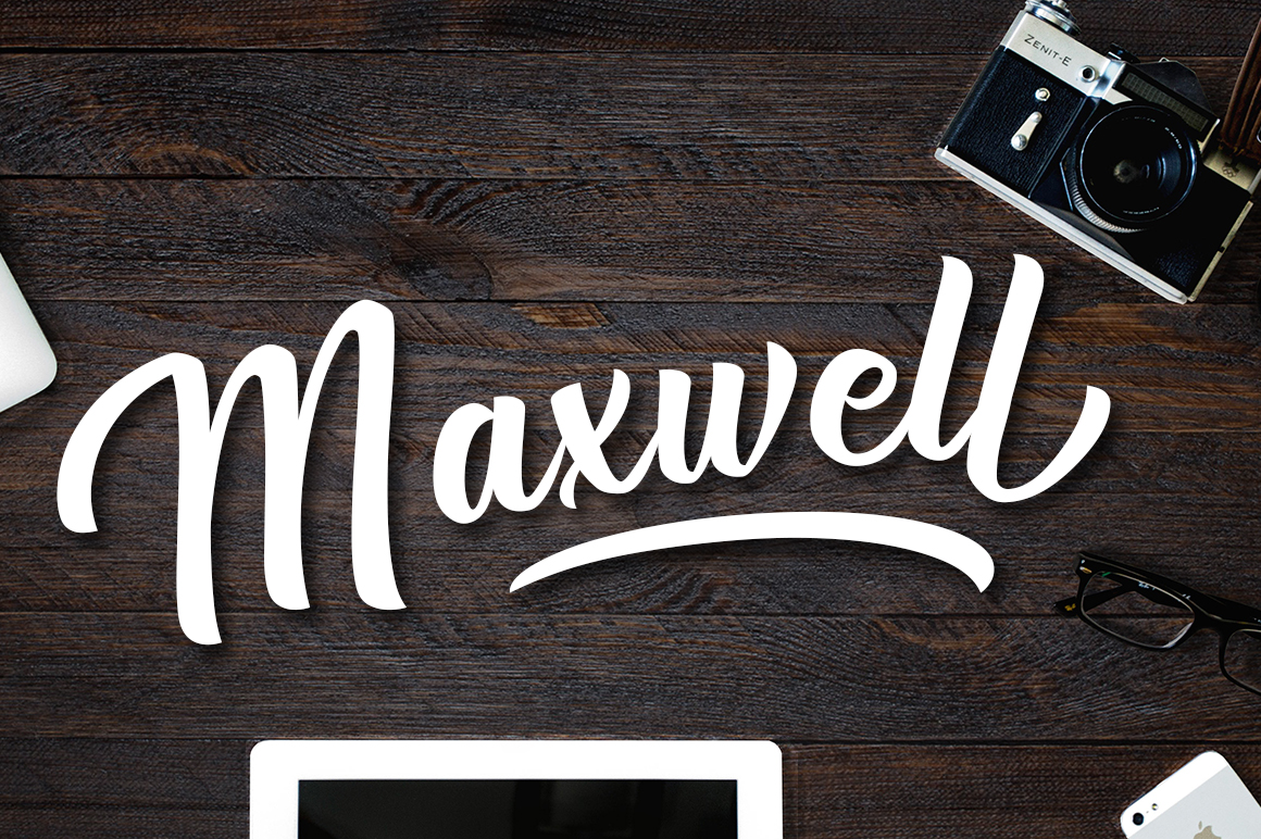 Maxwell Font Poster 1