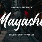 Mayashi Font Poster 1