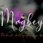 Maybey Font Poster 1