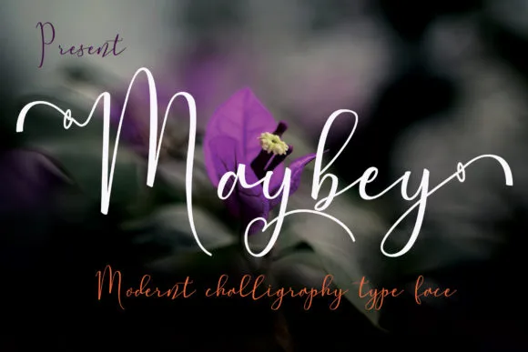 Maybey Font Maybey Font Poster 1