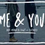 Me and You Font Poster 1