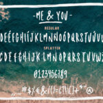 Me and You Font Poster 5