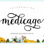 Medicago Font Poster 1