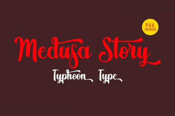 Medusa Story Font Poster 1
