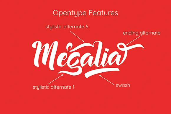 Megalia Font Poster 1