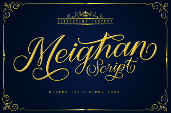 Meighan Script Font Meighan Script Font Poster 1