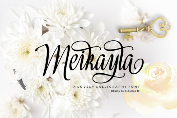 Meikayla Script Font Poster 1