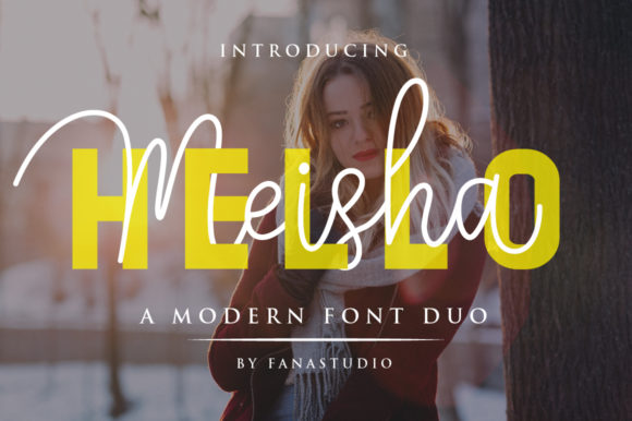 Meisha Duo Font Poster 1