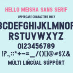 Meisha Duo Font Poster 10