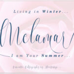 Melamar Font Poster 1