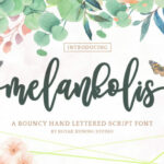 Melankolis Font Poster 1